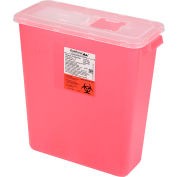 Oakridge Products 3 Gallon Sharps Container w/ Slide Lid, Red