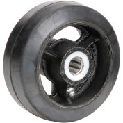 Global Industrial™ 5" x 2" Mold-On Rubber Wheel - Axle Size 5/8"