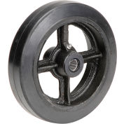 Global Industrial™ 8" x 2" Mold-On Rubber Wheel - Axle Size 3/4"
