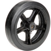 Global Industrial™ 10" x 2-1/2" Mold-On Rubber Wheel - Taille de l’essieu 3/4"