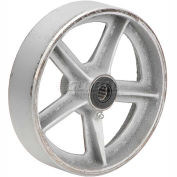 Global Industrial™ 8" x 2" Semi-Steel Wheel - Axle Size 5/8"