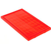 Akro-Mils Lid 35181 For Nest & Stack Tote 35180, 35185, Red - Pkg Qty 6