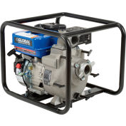 Global Industrial® GTP50A Portable Gasoline Trash Pump 2” Intake/Outlet 7HP