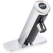 Global Industrial Deck Mounted Sensor Faucet With Trim Plate, 1 GPM, Chrome
