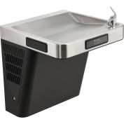 Refrigerated Drinking Fountain, Filtered, Graphite/Stainless Steel, by Global Industrial