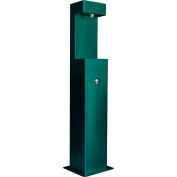 Global Industrial™ Outdoor Pedestal Bottle Filler Station, Vert