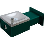 Global Industrial™ Outdoor Wall Mounted Drinking Fountain, Green
