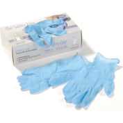 Gants en nitrile jetables de qualité industrielle, sans poudre, T-grands, bleus, 100/boîte, GNPR-XL-1M