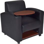 Collaboration Lounge Chair with Tablet Arm - Black