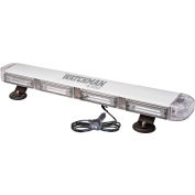 Wolo® Low Profile 24" Light Bar Magnet Or Permanent Mount Clear Lens, Amber LEDs - 7824Mp-A