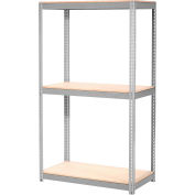 Global Industrial 3 Shelf, rayonnage sans boulon, démarreur, plate-forme solide, bouchon de 2700 lb, 96 po L x 24 po P x 84 po H