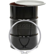 Global Industrial™ tambour en acier au carbone 55 gallons tête ouverte avec doublure phénolique époxy
