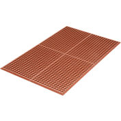 Apache Mills WorkStep Anti Fatigue Drainage Mat 1/2" Thick 3' x 5' Red