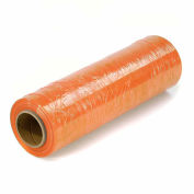 Western Plastic Stretch Wrap, Blown, 80 Gauge, 18"Wx1500'L, Light Orange - Pkg Qty 4