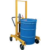 High-Profile Hydraulic Drum Transporter 880 Lb. Capacity
