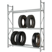 Global Industrial™ Truck Tire Rack 3 Tier Starter 60"W x 24"D x 120"H