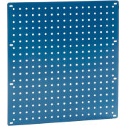 Global Industrial™ Heavy Duty Steel Pegboard 18" x 19" Bleu