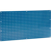 Global Industrial™ Heavy Duty Steel Pegboard 36" x 19" Bleu