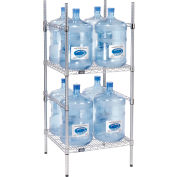 Étagère de rangement pour bouteilles d’eau de 5 gallons, capacité 8 bouteilles