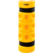 Global Industrial™ Rack Protector, Rack End Mounting, 3" x 3" Opening, 18"H, Yellow