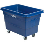 Global Industrial™ Plastic Bulk Box Truck, 6 Boissel/500 Lb. Capacité, Bleu