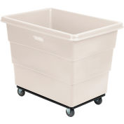 Global Industrial™ Plastic Bulk Box Truck, 16 Boisseau, Acier Châssis Base White