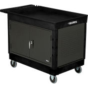 Global Industrial™ Utility Cart avec 2 étagères de plateau, 500 lb. Capacité, 44"L x 25-1/2 » L x 32-1/2"H