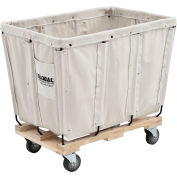 Global Industrial™ KD, 8 Bushel, Canvas Basket Bulk Truck