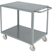 Global Industrial™ Steel Utility Cart w/2 Shelves, 1200 lb. Capacity, 36"L x 24"W x 35"H