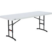 Lifetime® Commercial Adjustable Height Folding Table, 30 » x 72 », Amande