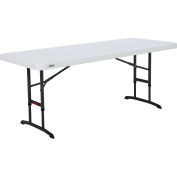Lifetime® Commercial Adjustable Height Folding Table, 30 » x 72 », Amande