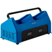 Global Industrial Dual Charging Station for Hot Swappable LiFePO4 Batteries
