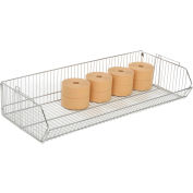 Global Industrial™ Stackable Wire Storage Bin, 48"W x 20"D x 9"H