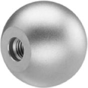 J.W. Winco DIN319-NI boutons de boule inox taraudé 32mm diamètre mm longueur M8x1,25