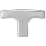 J.W. Winco GN563.2 Aluminum T-Handle W/Threaded Stud mm Diameter 67mm Length M8x1.25