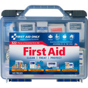 Trousse de premiers soins intermédiaire à® couverture transparente seulement sans lumière de sécurité