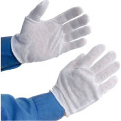 PIP 97-500H Light Weight Inspection Gloves, Hemmed, Cotton, Men's, 1-Dozen