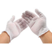 PIP 97-501H Inspection Gloves, Premium, Lightweight, Cotton, Hemmed, Ladies, 1-Dozen