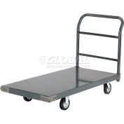 Global Industrial™ Steel Deck Platform Truck 48 x 30 1400 Lb. Capacité 5" Rubber Casters