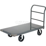 Global Industrial™ Steel Deck Platform Truck 48 x 30 2400 Lb. Capacité 8" Rubber Casters