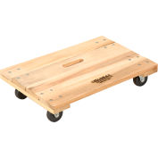 Global Industrial™ Hardwood Dolly with Solid Deck 36 x 24 1000 Lb. Capacité