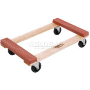 Global Industrial™ Hardwood Dolly with Rubber Bumpered Ends Deck 30 x 18 1200 Lb. Capacité
