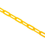 Global Industrial™ Plastic Chain Barrier, 1-1/2"x50'L, Jaune