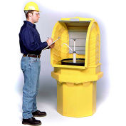 Ultra dur P1 haut déversement Pallet® 1 verrouillage confinement unité tambour 9641 - avec vidange