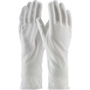 PIP® 97-500/14 CleanTeam® 14" Prem Lt poids inspecter Gants coton Lisle Unhemmed masculin