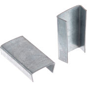 Pac Strapping Regular Duty Snap sur les joints de cerclage en acier, largeur de sangle de 5/8 « , noir, pack de 1000