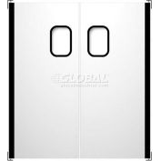 Chase Doors Stainless Steel Single Panel Impact Traffic Door SSTS4284 3'6"W x 7'H