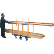 Horizontal Lumber Cart PANEL-H 2000 Lb. Capacité