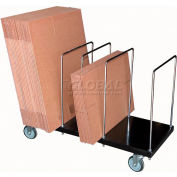 Portable Carton Storage Truck Single Level CTPT-1844-CK 400 Lb. Capacity