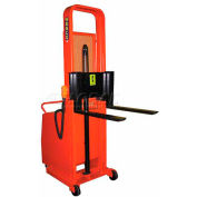 Wesco® Battery Powered Lift Counter Balanced Stacker 261098 76"H 30" Forks